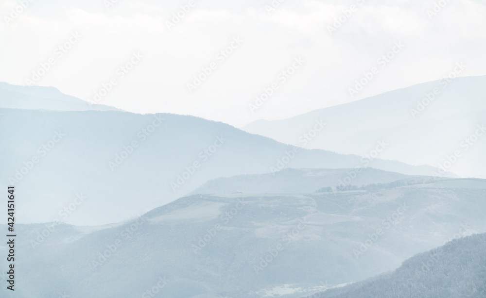 Fototapeta premium Mountain layers landscape