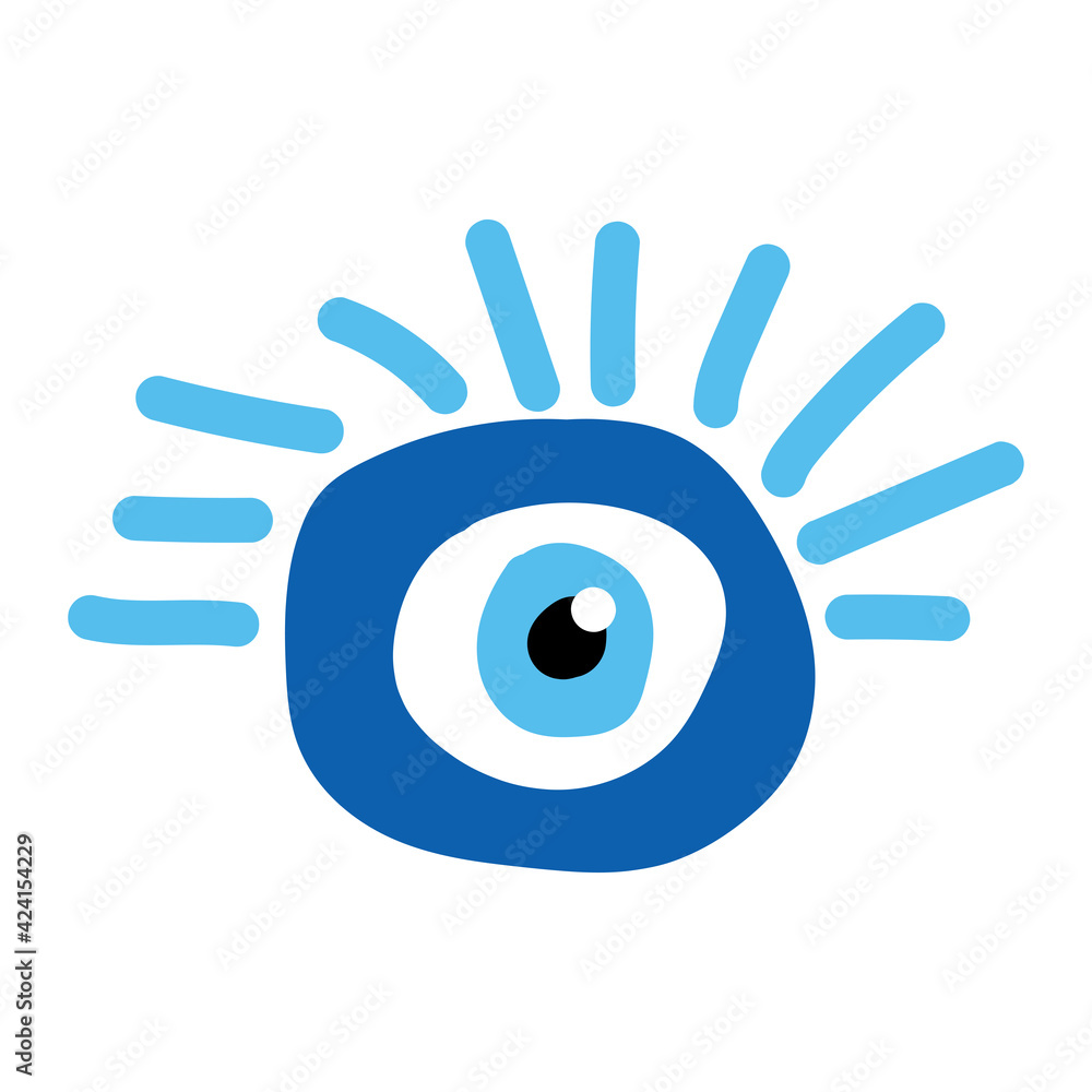 Amulet evil eye isolated. Talisman to protect against evil eye. Amulet evil eye isolated. Talisman to protect against evil eye.