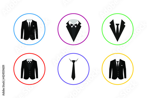 Suit Vector Icons Set