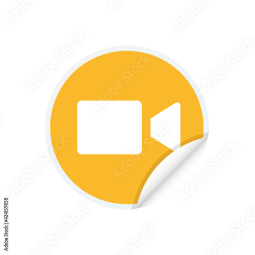 Video Camera - Sticker