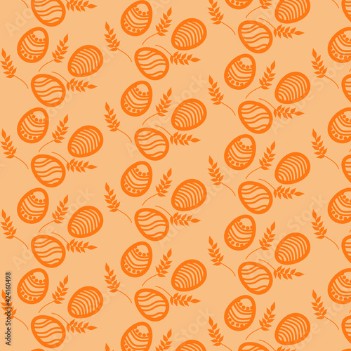 Easter's pattern. Great for Easter Cards, banner, textiles, wallpapers.