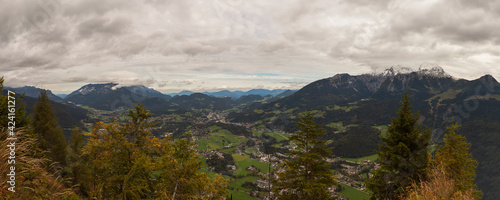 Panorama view Watzmann mountain in Bavaria, Germany © BirgitKorber