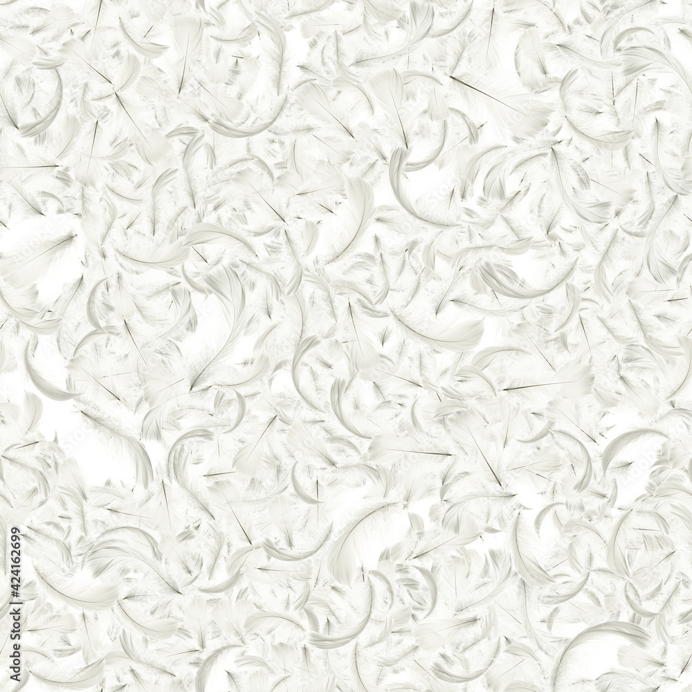 Feather design. Pastel angel feather closeup texture isolated on white background in seamless pattern photography. Abstract. Light blue color trends and vintage. Feather design. Pastel angel feather closeup texture isolated on white background in seamless pattern photography. Abstract. Light blue color trends and vintage.