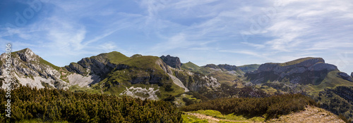 Panorama view from Gschollkopf mountain in Tyrol, Austria © BirgitKorber