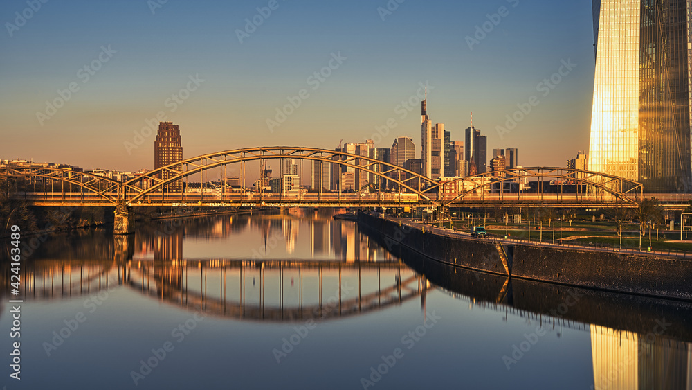 Frankfurt am Main am Morgen