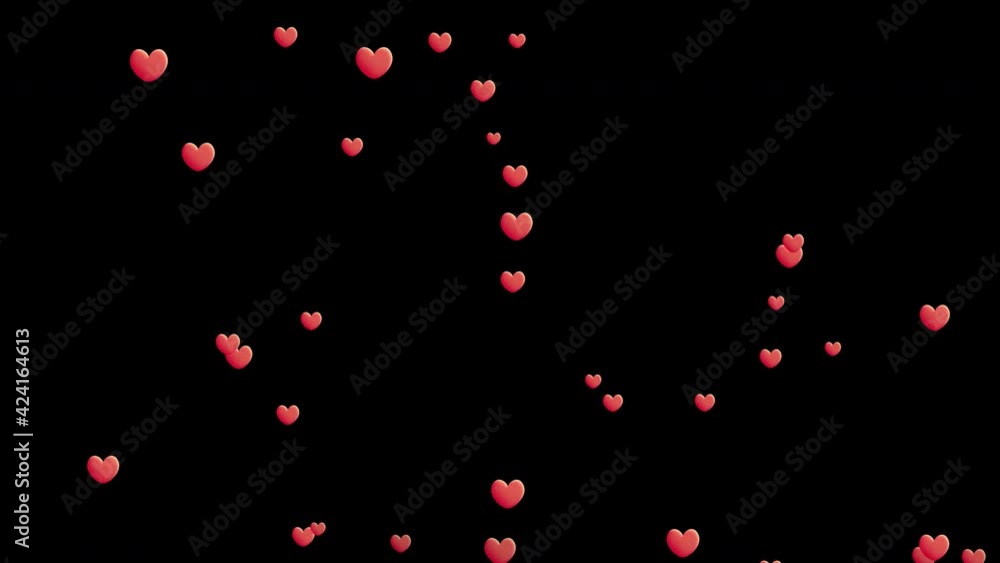 Social media Love Hearts animation rise from bottom to top wide on transparent screen. Good for marketing concept or short video background for social networks story. Social media Love Hearts animation rise from bottom to top wide on transparent screen. Good for marketing concept or short video background for social networks story.
