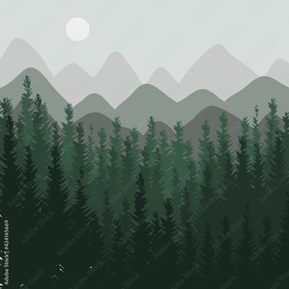 Fototapeta premium Mountains