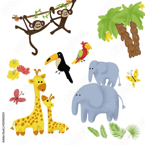animals safari set 
