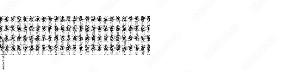Design elements presentation template. Minimal banners black white background. Geometric halftone dot circle in square. Vector illustration EPS 10 for business card layout, covers report template Design elements presentation template. Minimal banners black white background. Geometric halftone dot circle in square. Vector illustration EPS 10 for business card layout, covers report template
