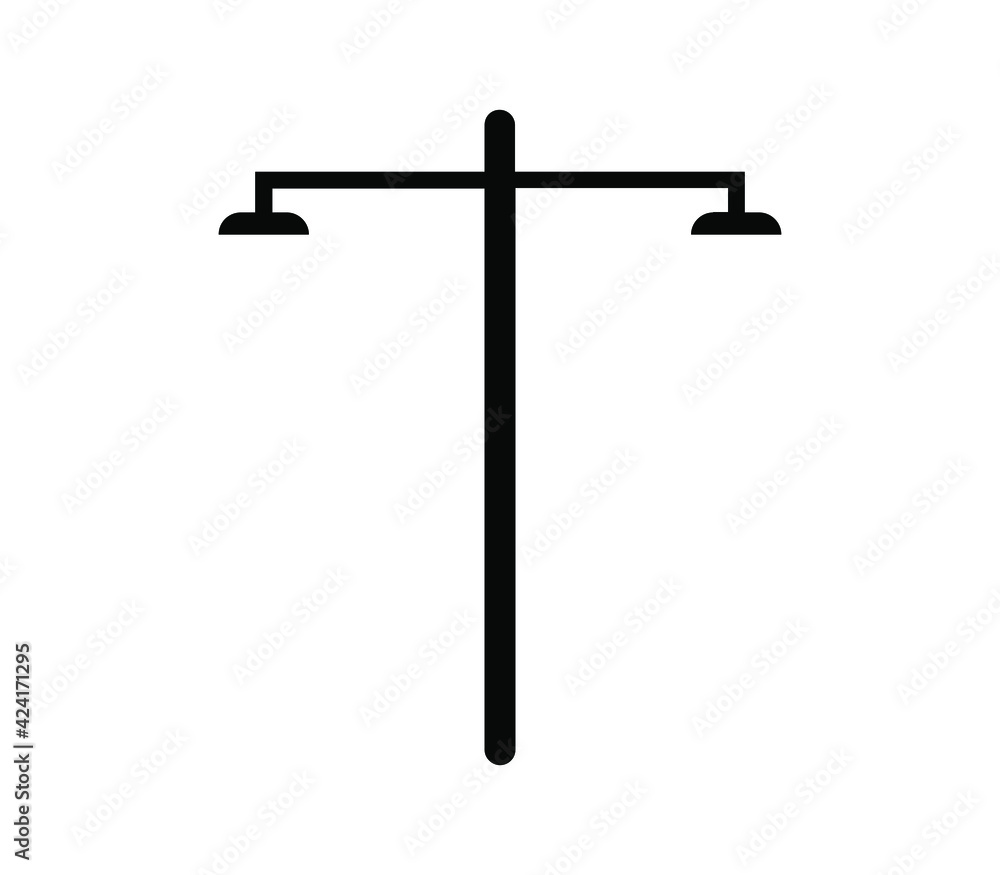 Street light icon Street light icon