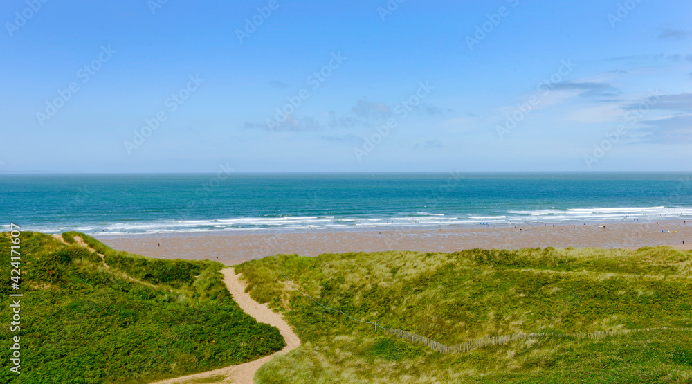 Woolacombe beach, North Devon, South West, England, UK Woolacombe beach, North Devon, South West, England, UK