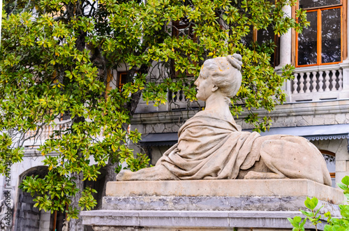 Yalta, Crimea, Russia- May 1, 2020: Massandra Palace - museum on the southern coast of Crimea. photo