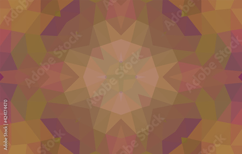 Geometric design  Mosaic of a vector kaleidoscope  abstract Mosaic Background  colorful Futuristic Background  geometric Triangular Pattern. Mosaic texture. Stained glass effect. 10 EPS Vector