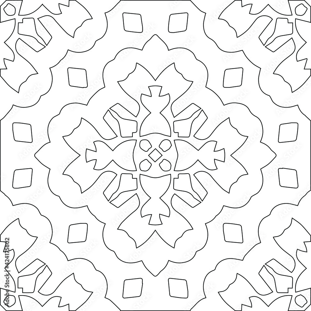 Geometric vector pattern with triangular elements. Seamless abstract ornament for wallpapers and backgrounds. Black and white colors.
Geometric vector pattern with triangular elements. Seamless abstract ornament for wallpapers and backgrounds. Black and white colors.