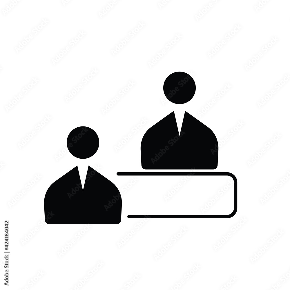 black and white icon for reception board black and white icon for reception board