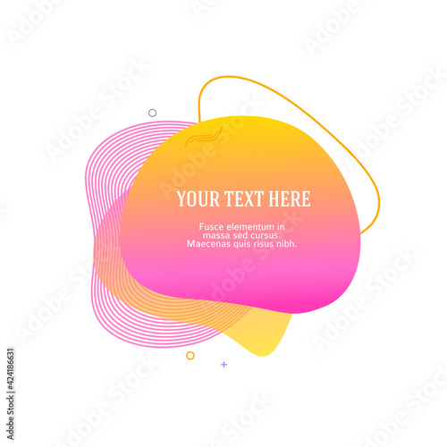 Abstract blur shapes color gradient iridescent colors effect soft transition, texture for background presentation theme children products, vector illustration eps10