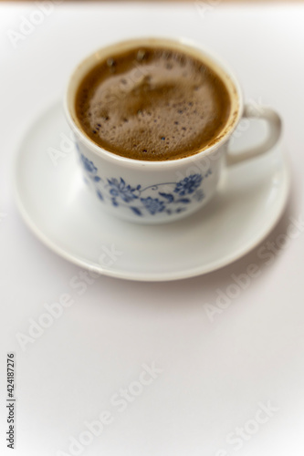 A cup of classic Turkish coffee