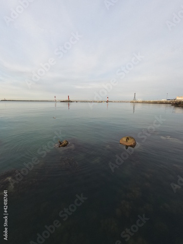 The seaside of black sea in Russia, Sochi