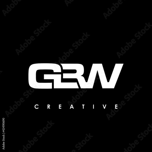 GBW Letter Initial Logo Design Template Vector Illustration