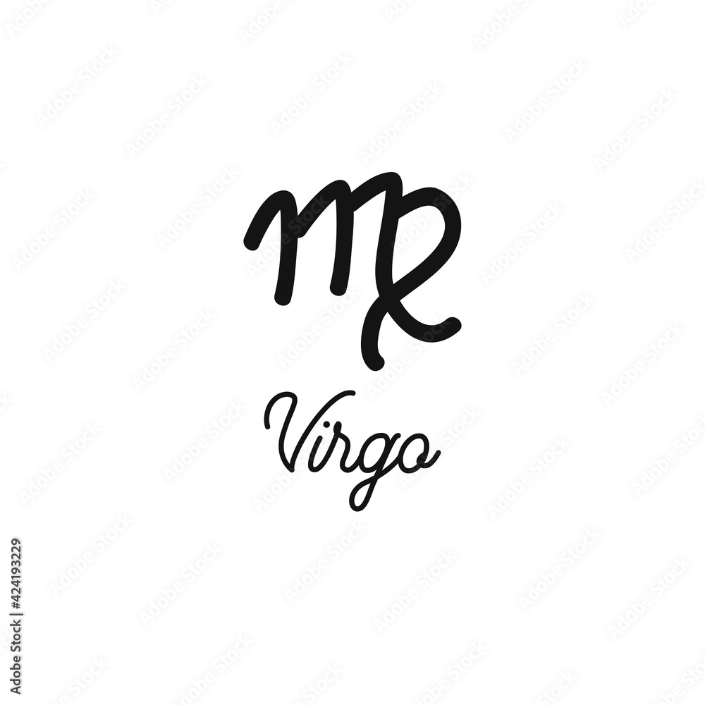 Zodiac sign traditional symbol, hand drawn with signature. Magical ancient mystical symbol Zodiac sign traditional symbol, hand drawn with signature. Magical ancient mystical symbol