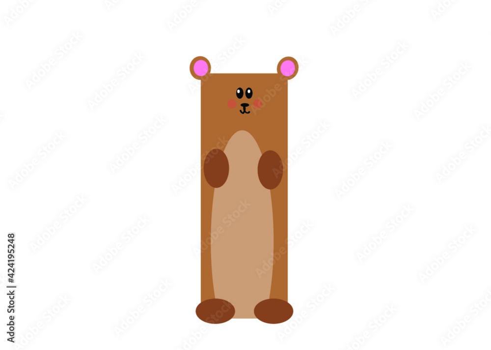 miś, zoo, zabawka, naklejka, ozdoba, dekoracja, las, zima, lato, pora roku, zabawny, wesoły, szkoła, edukacja, dzieci
