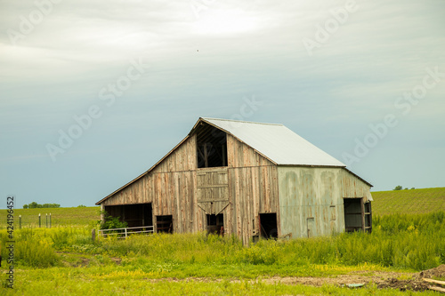 small farm barn in real Western Missouri