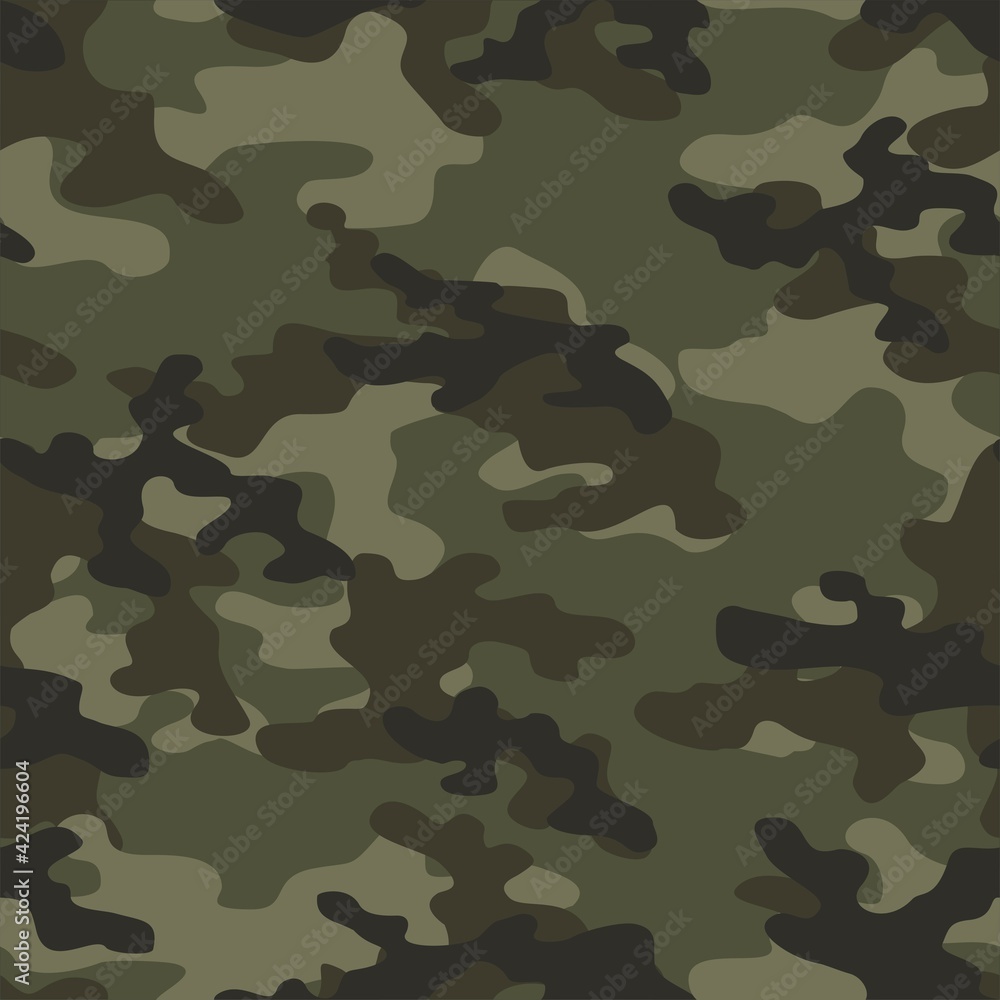 camouflage pattern military texture on textile. Repeat print. Fashionable background. Vector camouflage pattern military texture on textile. Repeat print. Fashionable background. Vector