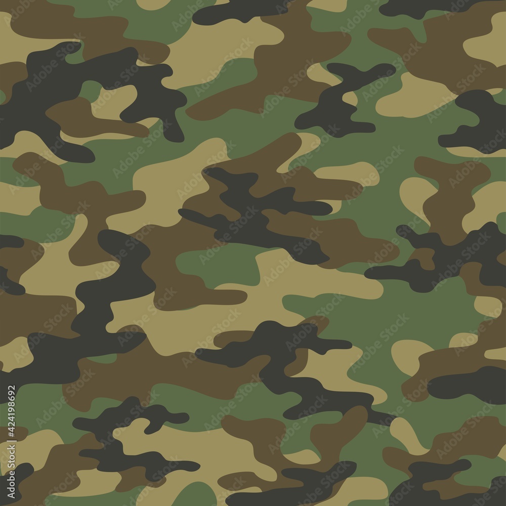 military green camouflage. vector seamless print. army camouflage for clothing or printing military green camouflage. vector seamless print. army camouflage for clothing or printing