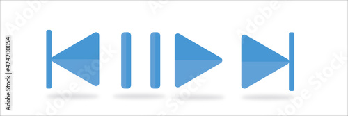 Free Download Buttons for music player, web design, programming - GFXLoad