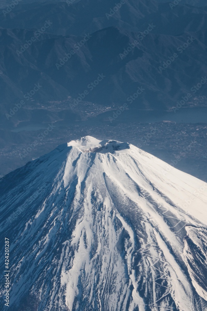Aerial Mt Fuji View in Japan in 2021