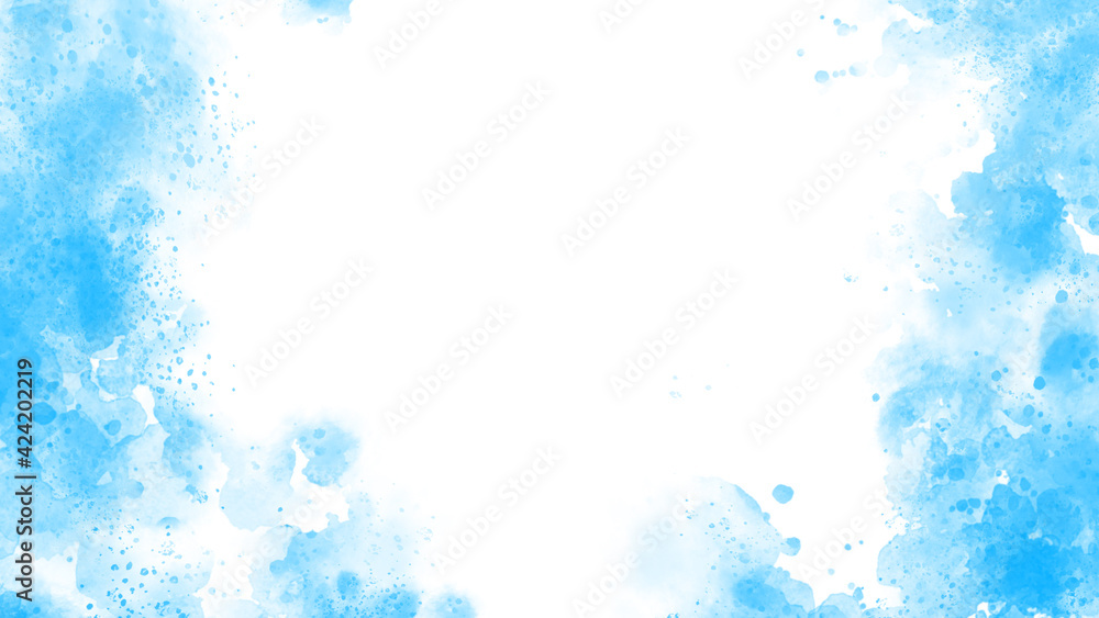 明るい水色の水彩風の背景素材 Stock Illustration Adobe Stock 明るい水色の水彩風の背景素材 Stock Illustration Adobe Stock