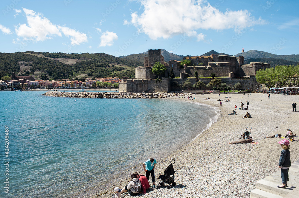 Fototapeta premium La plage de Collioure
