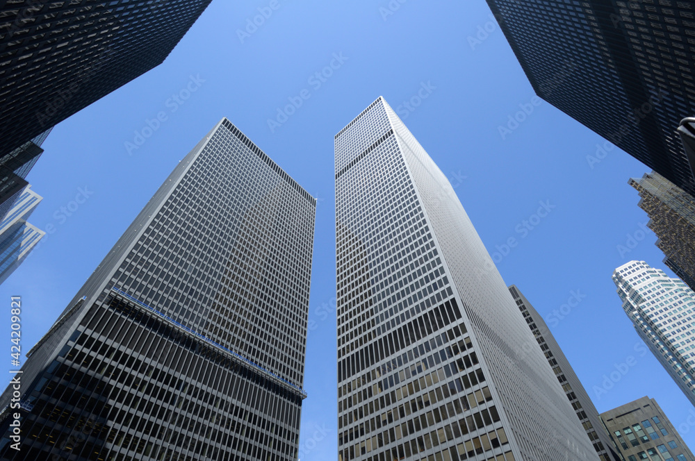 city skyscrapers