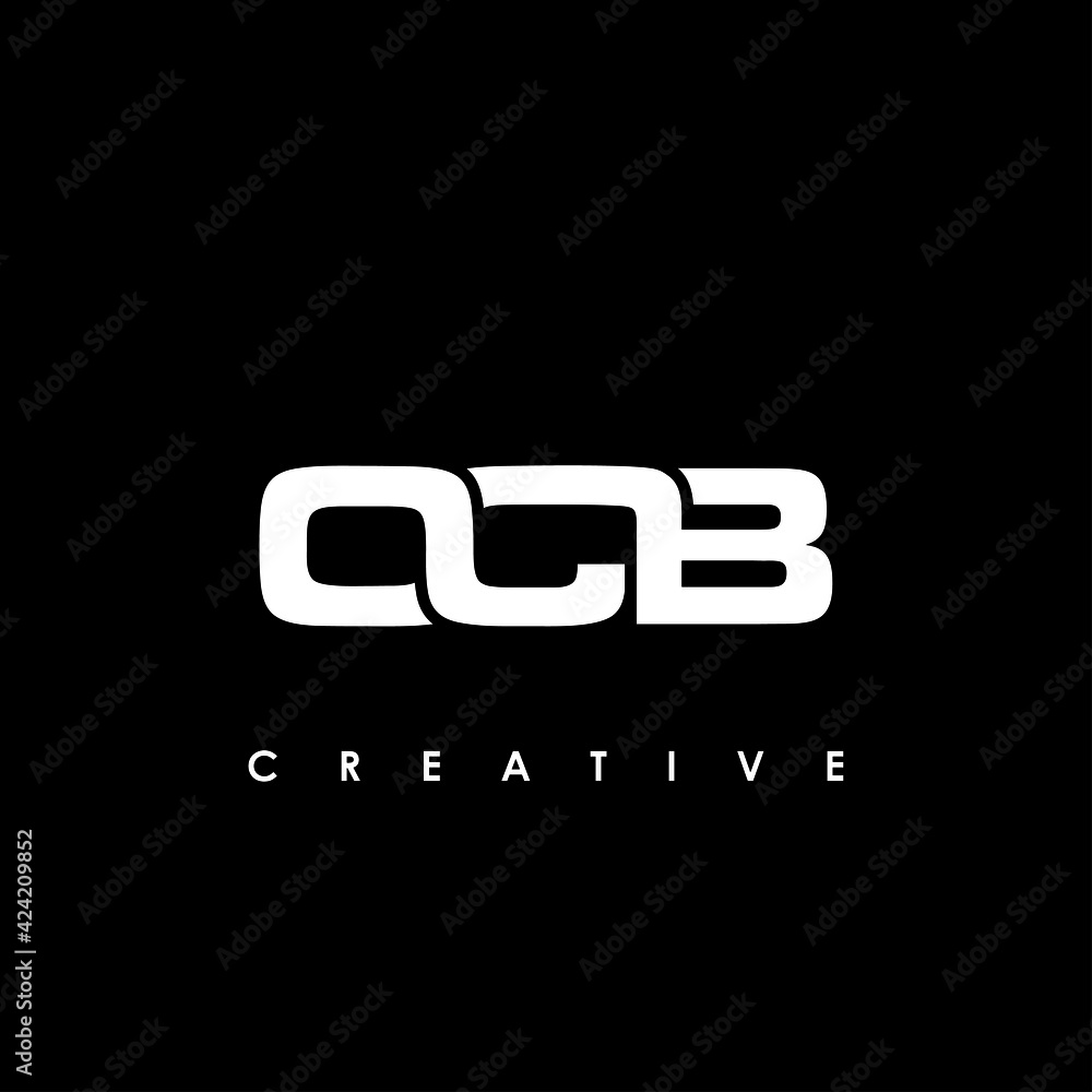 OCB Letter Initial Logo Design Template Vector Illustration OCB Letter Initial Logo Design Template Vector Illustration