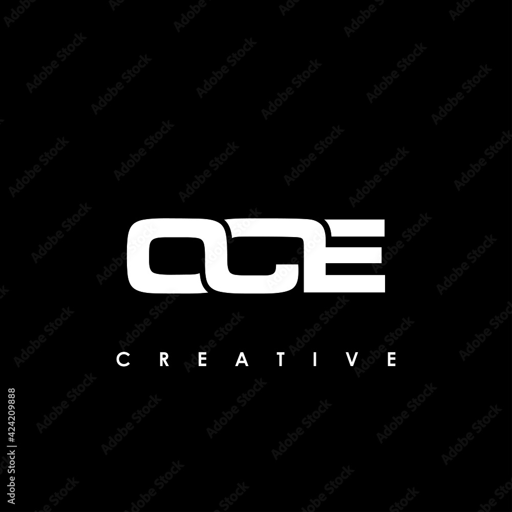 OCE Letter Initial Logo Design Template Vector Illustration OCE Letter Initial Logo Design Template Vector Illustration