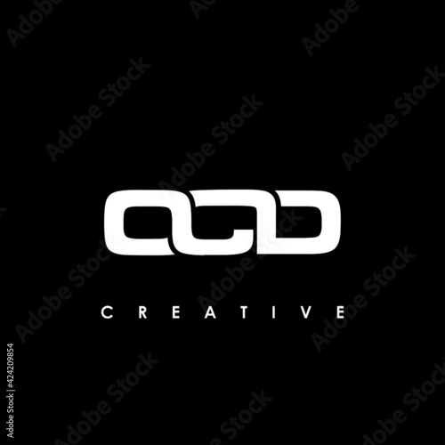 OCD Letter Initial Logo Design Template Vector Illustration