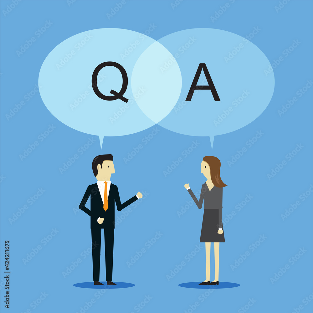 Employees ask questions and answer questions Employees ask questions and answer questions
