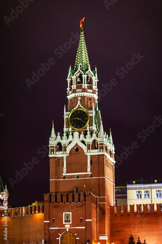 Spasskaya Tower of the Kremlin. Moscow photo