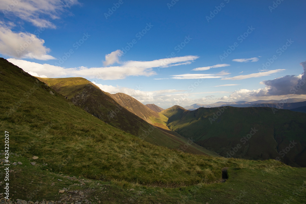 Fototapeta premium landscape with clouds Lake District