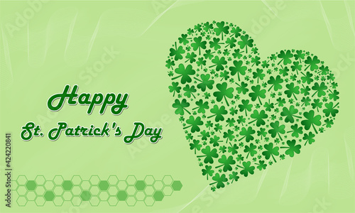 Happy St. Patrick's Day. Poster Advertisement Flyers Vector Illustration