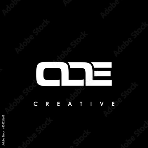 Fotografia ODE Letter Initial Logo Design Template Vector Illustration
