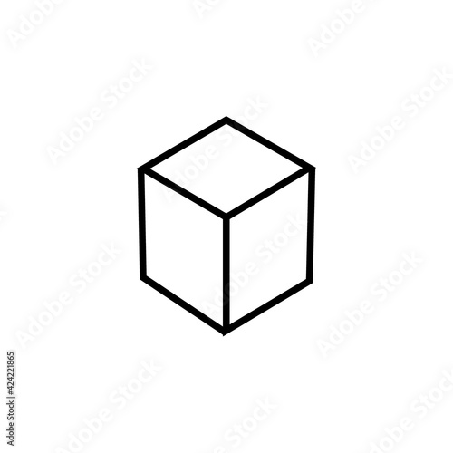 Box icon. Website delivery symbol.