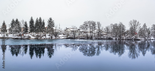 reflections in water