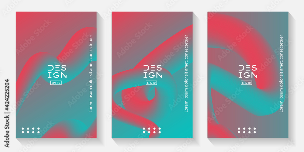 cover design With  liquid style. Vector EPS 10