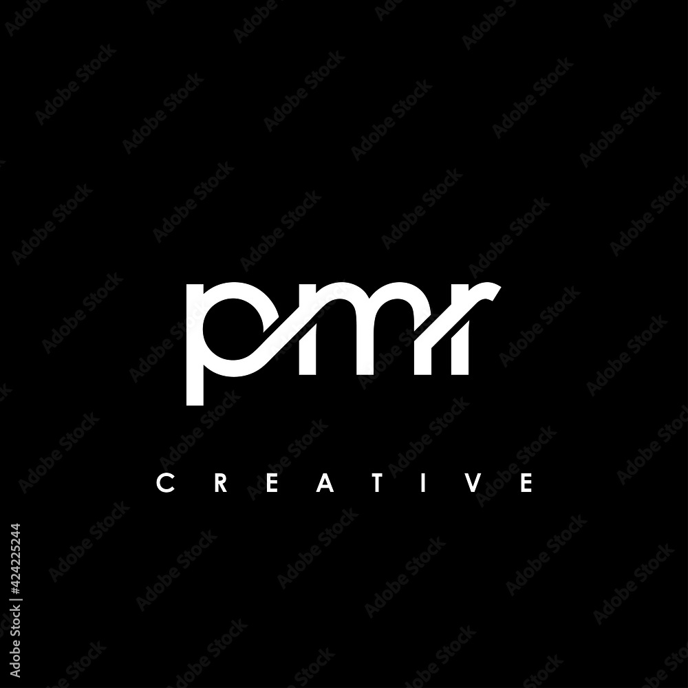 PMR Letter Initial Logo Design Template Vector Illustration
