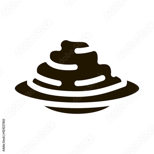 soy miso meal glyph icon vector. soy miso meal sign. isolated symbol illustration