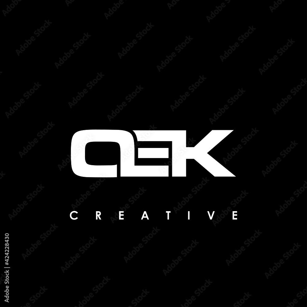 OEK Letter Initial Logo Design Template Vector Illustration OEK Letter Initial Logo Design Template Vector Illustration