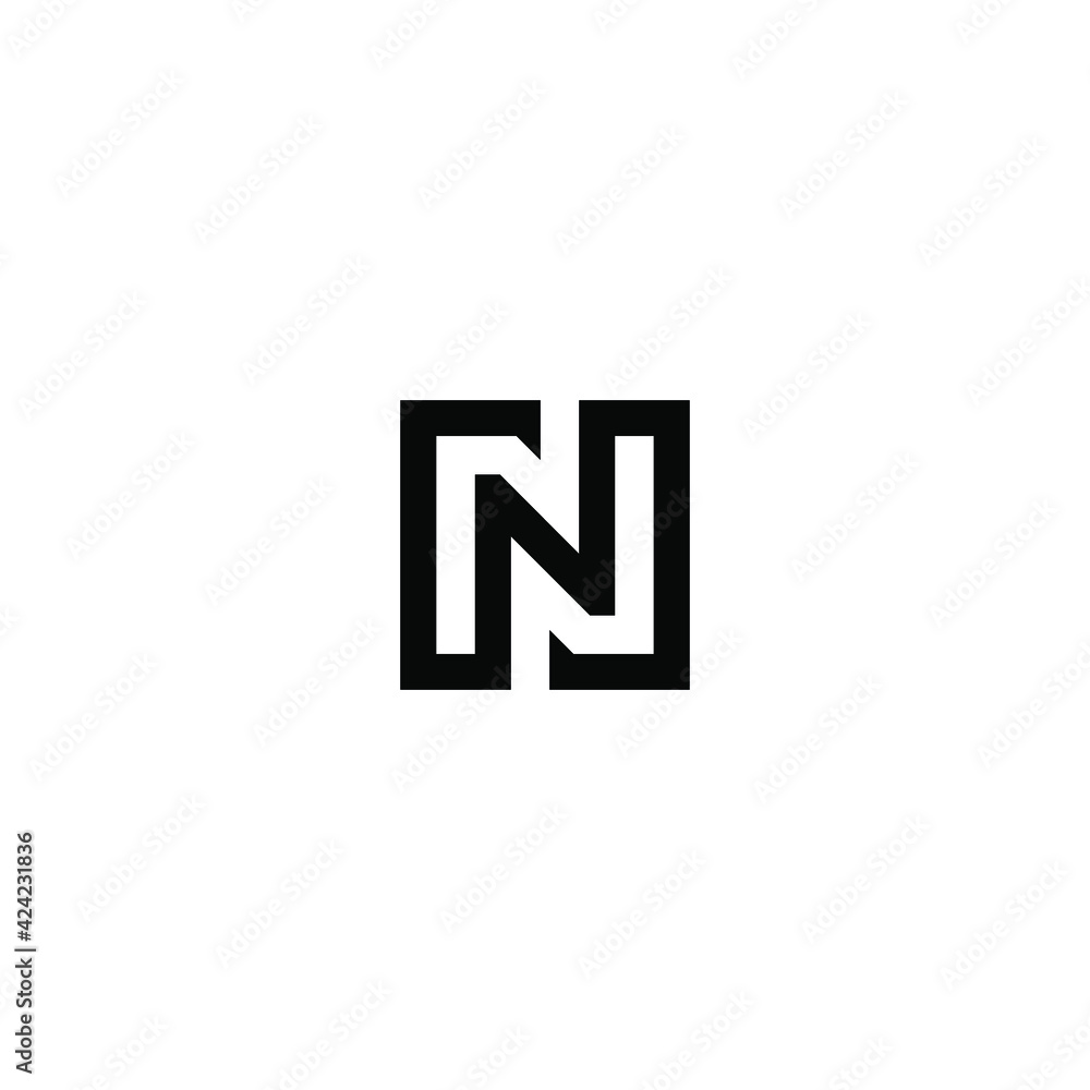 initial N logo design vector initial N logo design vector