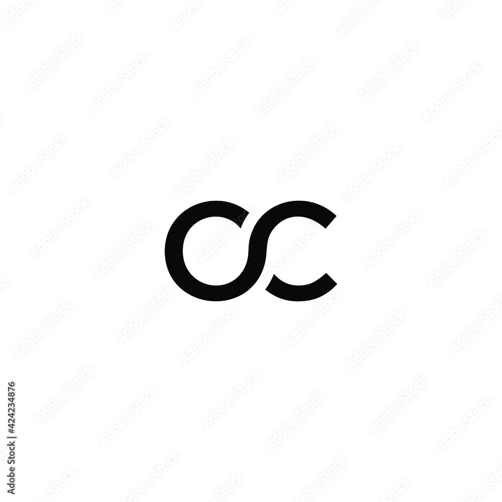 initial OC logo design vector initial OC logo design vector