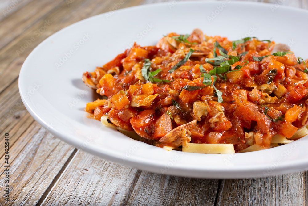 A view of a plate of fruite de mare. A view of a plate of fruite de mare.